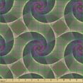 thumbnail image 2 of Ambesonne Abstract Fabric by the Yard Upholstery, Vortex Visual Design Art, 10 Yards, Pale Eggplant and Multicolor, 2 of 5