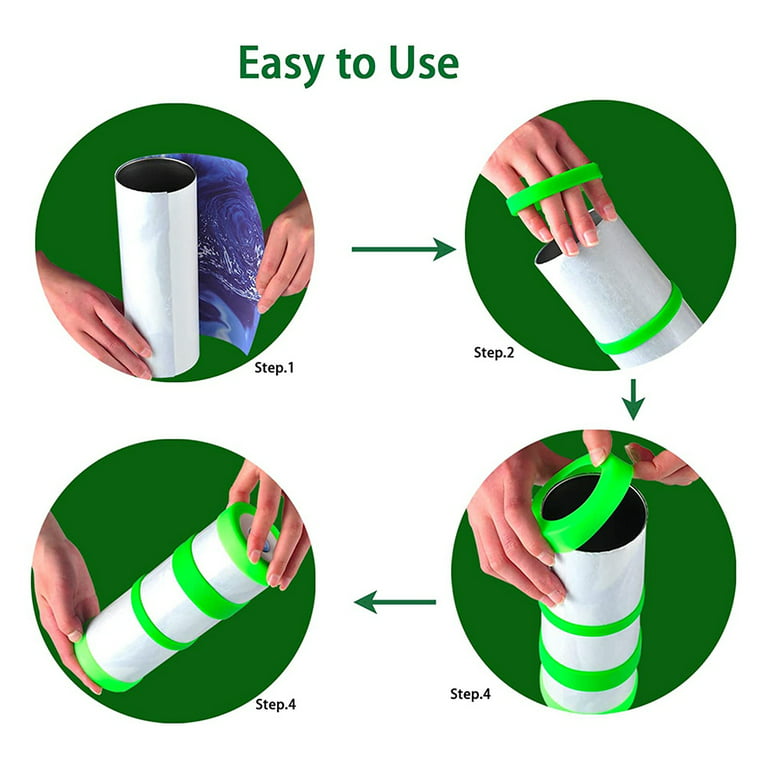 Silicone Bands for Sublimation Tumbler -Prevent Ghosting Sublimation  Tight-Fitting for Tumbler Sublimation Accessories
