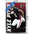 thumbnail image 3 of NFL Atlanta Falcons - Kyle Pitts 21 Wall Poster, 22.375" x 34", Framed, 3 of 3