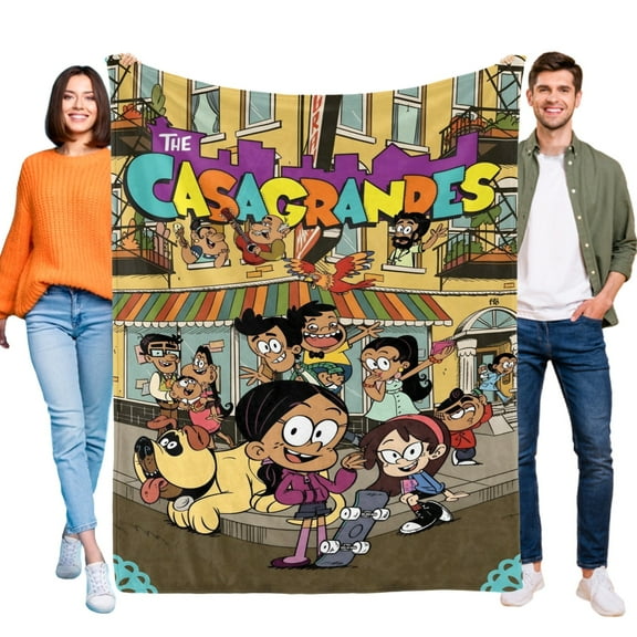 The Casagrandes Blanket for Kids, Soft Warm Flannel Throw Blanket for Boys Girls, 30x40 Inch Small Blanket for Sofa Couch Gifts Home Decor