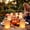 F, variant on Trovenix 10 Pack Hollow Paper Luminaria Bags Candle Bags for Christmas Thanksgiving Wedding Outdoor Pathway Holiday Decor