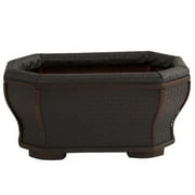 Nearly Natural 546 Shapely Planter, Brown