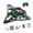 Green Single Battery, variant on lionlar RC Plane Portable 360 degree Flip Fighter Jet Model for Kids Boys Adults Beginners Blue Single Battery