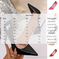thumbnail image 3 of Gpaecead Women's Classic Pointed Toe Stiletto Pumps D'Orsay Side Cut Patent Leather Slip On Dress Shoes For Office Gala Wedding Party Red, 3 of 8