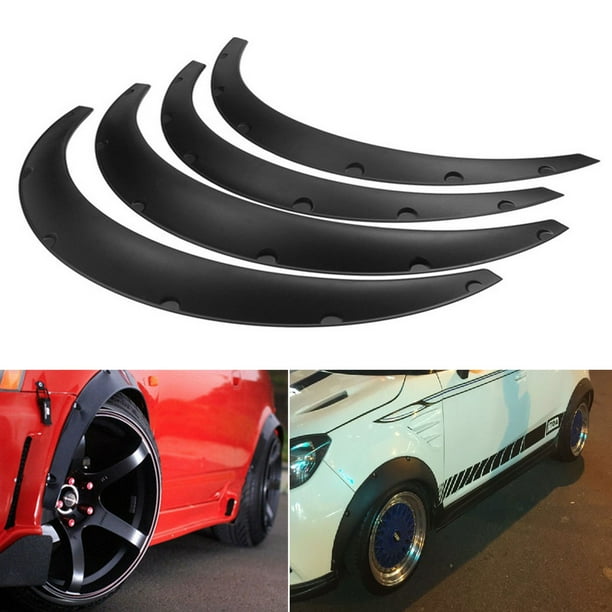 4Pcs 50mm Universal Flexible Car Fender Flares Extra Wide Body