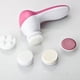 thumbnail image 3 of Cepillo de Limpieza Facial, Resistente al Agua, con 5 Cabezales, Cepillo Facial para Exfoliación, Masaje y Limpieza Profunda sin Batería JM, 3 of 6