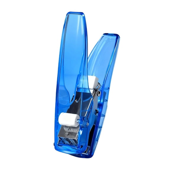 7829 Labor-Saving Stapler 25 Sheets Capacity Handheld Clear Acrylic Stapler Portable Office Stapling Machine for Takeout Shop