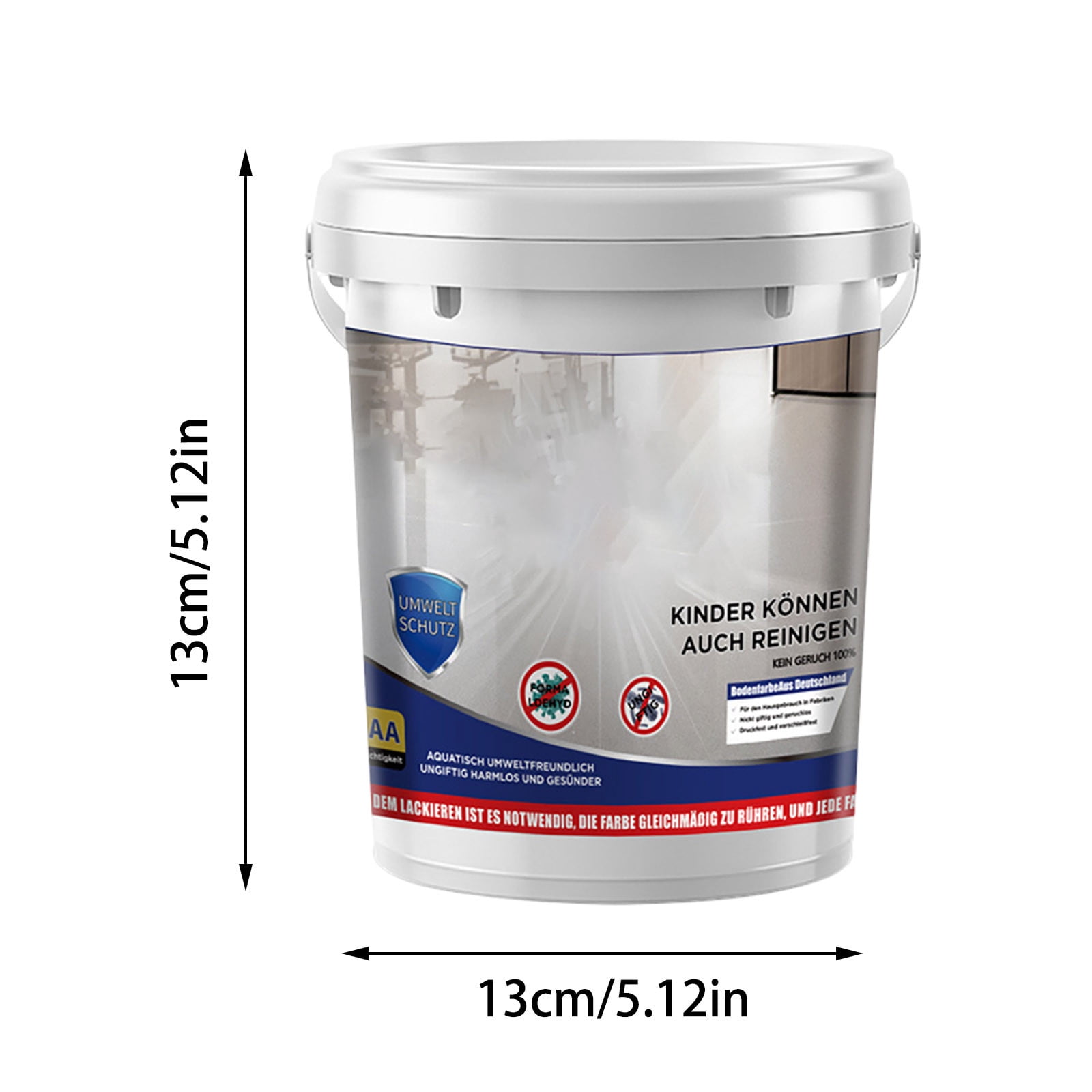 Epoxy Floor Paint, Self-Leveling Colored Sand Coating, High Gloss Floor Resin Paint, for Indoor Outdoor Concrete Tile Floor Renovation