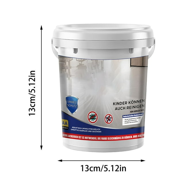JJKBVCLO Peinture de Sol en Sable Coloré Époxy Revêtement Auto-Nivelant en Sable Coloré Époxy pour Effet de Haute Brillance Revêtement de Garage 1000ml