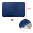 thumbnail image 6 of Unique Bargains 2-Piece Memory Foam Non-slip Floor Rug 24" x 16" Royal Blue, 6 of 7