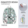 thumbnail image 4 of Corgi Dog and Flowers Backpack for School,Cute School Bag,Schoolbag with Adjustable Shoulder Straps & Padded Back,15"x11.42"x5.5", 4 of 5