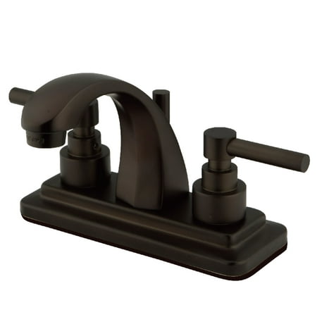 UPC 663370025099 product image for Kingston Brass KS4645EL 4 in. Centerset Bathroom Faucet  Oil Rubbed Bronze | upcitemdb.com