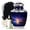 CAMPFIRE URN-18, variant on JAGASY Campfire Cremation Urns for Human Ashes Adult Female, Fiery River Keepsake Memorial Urns for Adult Male, Decorative River Boat Urn for Funeral, Blue Starry Night Urn, 3 Inch