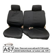 RealSeatCovers Waterproof Seat Cover for Front 60/40 Split Bench A57 Custom Made for Toyota Pickup 1990-1995 Exact Fit