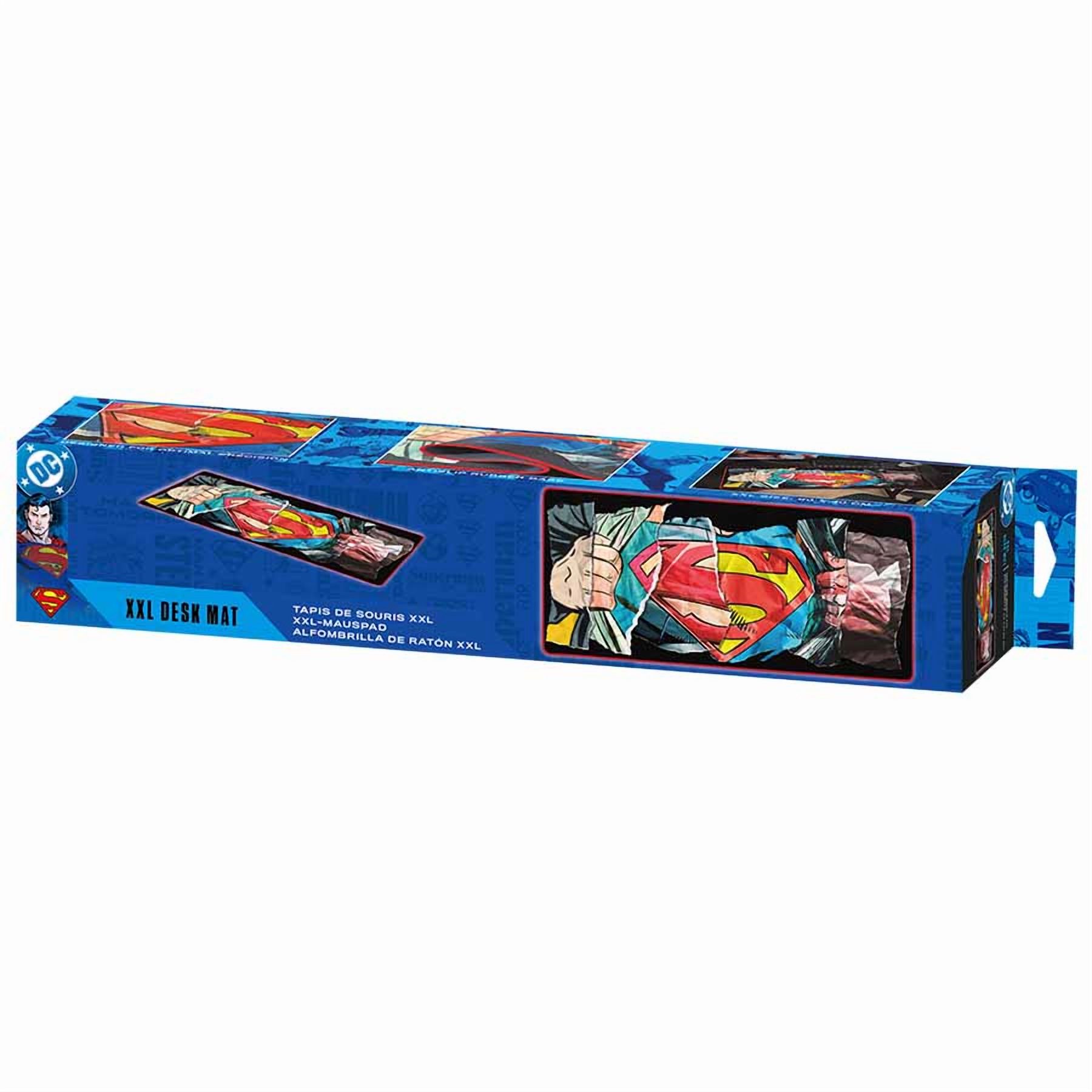 Subsonic - Superman XXL Mouse Pad 90 x 40 cm - Desk Pad with Non-Slip Base, Gaming Mouse Pad - Officially Licensed