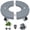 Gray, variant on Plant Caddy with Wheels,1Pack Adjustable 15-20" Plant Stand with Lockable Caster Wheels 440LBS, Round Plant Roller Base Flower Pot for Indoor/Outdoor Large Planter, Flower Pot, Black