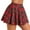 Red, variant on Nmnitkp Plaid Skirts for Women Unique Design Mini Skirt Fashion Women's Casual Stretchy Flared Pleated Mini Skater Skirt with Shorts