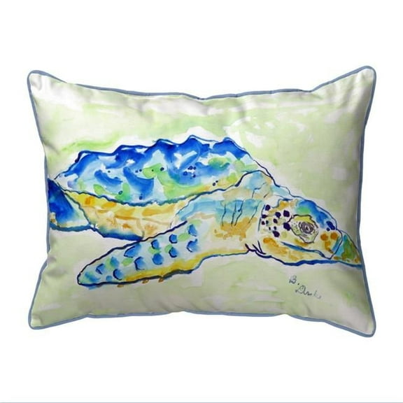 Betsy Drake ZP661 20 x 24 in. Loggerhead Turtle Extra Large Pillow