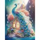 thumbnail image 1 of 5D DIY Parcial Especial en Forma Taladro Diamante Pintura Fantasía Pavo Real Del, 1 of 9
