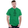 thumbnail image 5 of Funny St Pattys Keep Calm I'm Irish Men's Graphic T Shirt Tees Brisco Brands S, 5 of 6