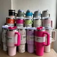 thumbnail image 3 of 40oz Stanley Stainless Steel Car Cup With Handle Insulated Travel Mug, 3 of 3