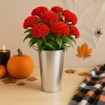 thumbnail image 2 of Set de 3 Floreros de Metal Ideen Galvanizado Natural, 2 of 5