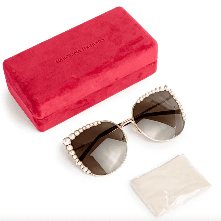 Carolina Herrera CH0076/S Womens Metal Sunglass 000HA Rose Gold 58-19 w Case Carolina Herrera CH0076/S Womens Metal Sunglass 000HA Rose  main image 3
