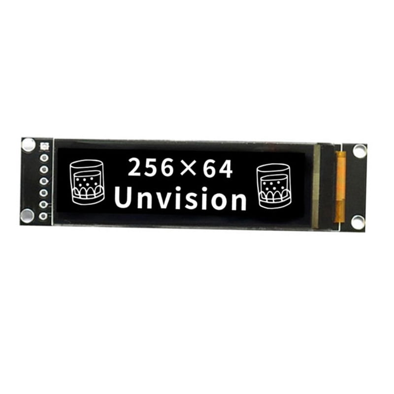 Modulo 256 Módulo de Pantalla OLED de 2,08 Pulgadas, Matriz de Puntos de 256 X 64 ...
