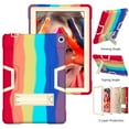 thumbnail image 3 of FIEWESEY for Walmart onn 10.1 Tablet Pro Case, Shock-Resistant Rugged Hybrid Kids Friendly Protective Case With Stand for Walmart Onn 10.1 inch Pro (Model:100003562) 2020 Released(Rainbow), 3 of 6