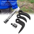 thumbnail image 3 of Half Shaft Removal Tool, Pry Bar Adapter Head Multi Purpose Sawtooth Design with Extension Bar for Disassembly, 3 of 7