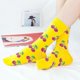 thumbnail image 3 of 10 pares de calcetines para mujer, algodón, elásticos, estampado de alimentos, frutas, lindos, divertidos, calcetines de corte bajo/alto, regalos para mujeres adultas y adolescentes, 3 of 4