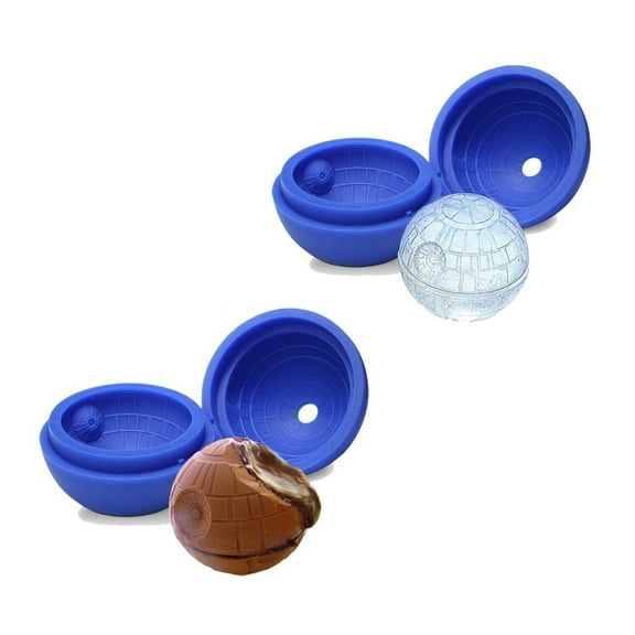 Star Wars Ice Tray Silicone Molds Death Star 2pk