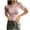 Pink-01, variant on Mittory Women's Summer Short Sleeve Tops Ribbed Knit Henley Button Up Slim Fit Basic Casual T Shirts Blouse