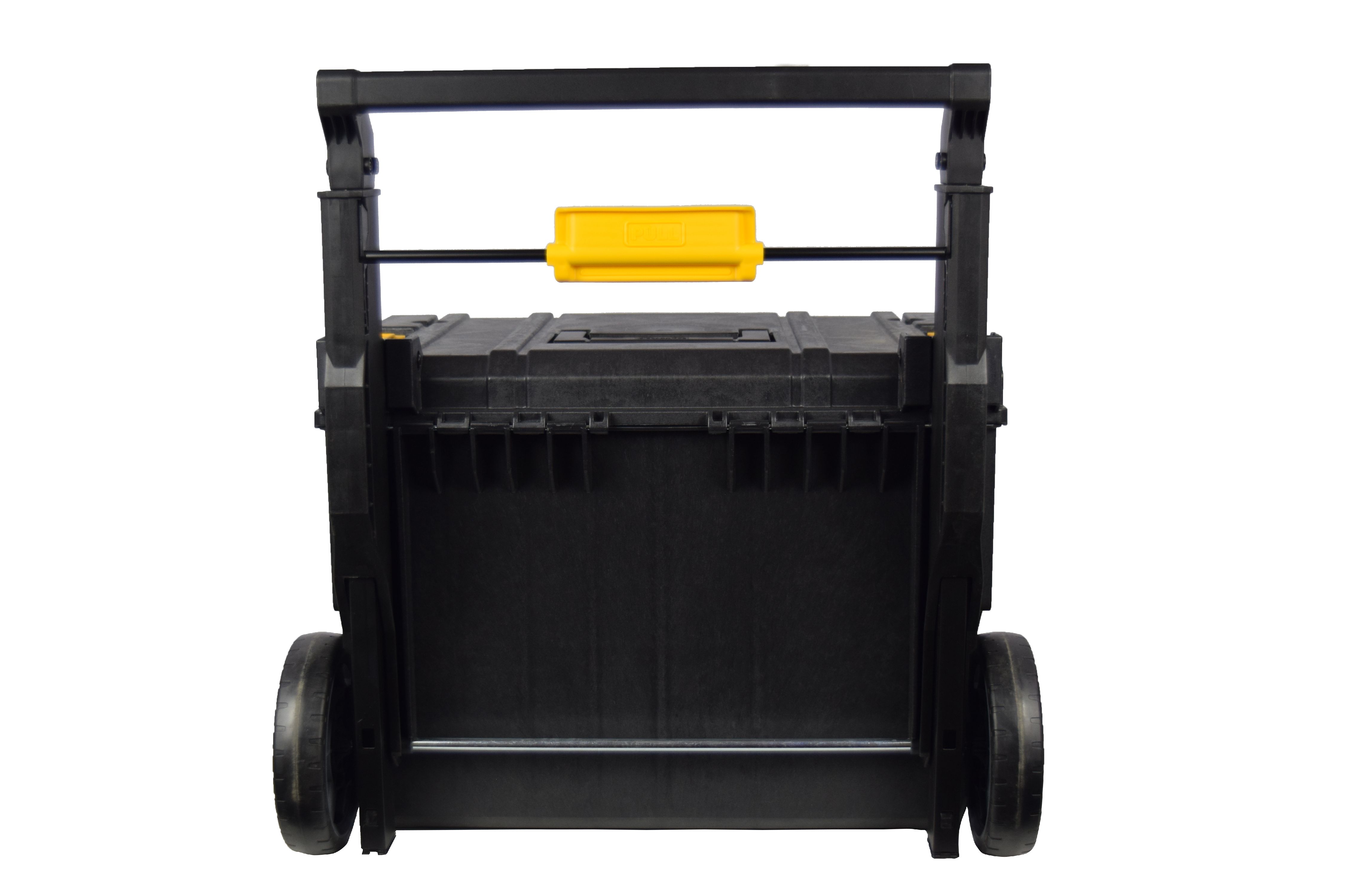DeWalt ToughSystem DS450 23 in. Plastic Tool Mobile Storage 18 in. W x 24  in. H Wheeled Black