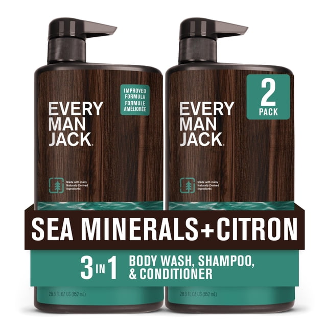 Wash hidratante 3 en 1 para todo el cuerpo Every Man Jack Sea Minerals