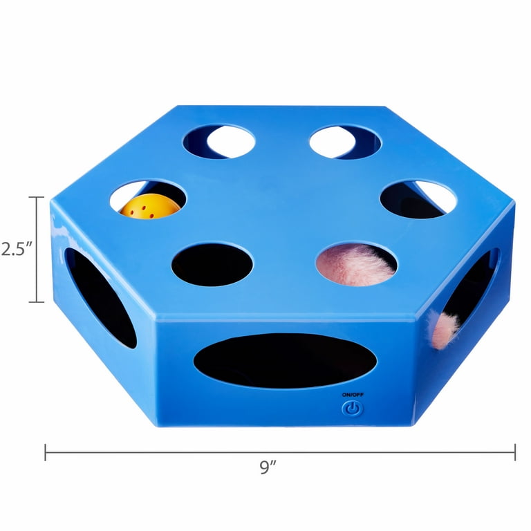 Vibrant Life Hex Maze Electronic Cat Toy, Interactive Hexagon Maze