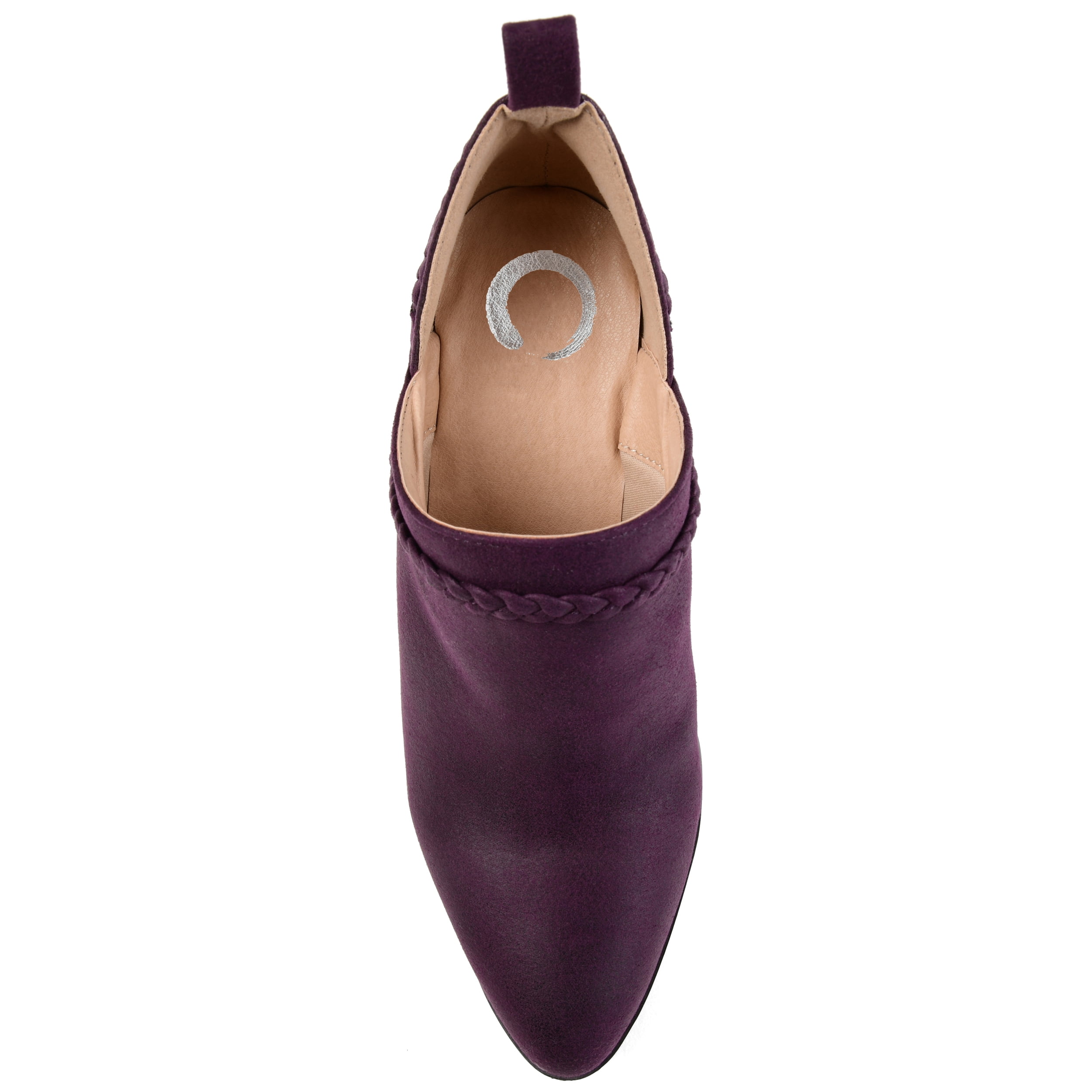 Journee Womens Sophie Pull On Stacked Heel Booties