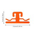 thumbnail image 2 of Heavy Duty Hooks For Home And Outdoor Use Purpose Hanging Storage Solution Durable Wall Hooks For Organizing Kitchen Bathroom Garage Utility Rope Tub Hooks Heavy Duty J Hooks for Hanging over Door, 2 of 3