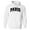 White, variant on Paris College Style Hoodie Sweatshirt Unisex Large White