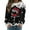 1-Black, variant on Sweaters for Women Christmas Baggy Sweat Shirts Women Teen Girls Long Sleeve Christmas Zip Up Hoodie Crewneck Sweatshirt Cute Reindeer Comfy Sweatshirt Graphic Xmas Shirts
