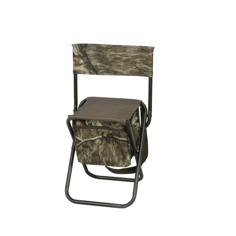 Mossy Oak Hunting Dove Chair with Storage Camouflage Adult Polyester Fabric Walmart