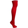 thumbnail image 4 of Yacht&Smith Womens Over the Knee Socks, 3 Pairs Premium Soft, Chic Colorful Patterned (3 Pairs Solid (Black, Navy, Red)), 4 of 10