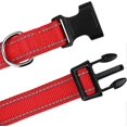 thumbnail image 4 of 2pcs Black,Dog Collar, Classic Adjustable Reflective Nylon Collar Suitable for Medium Dogs,(M) 2.5cm Width, 4 of 5