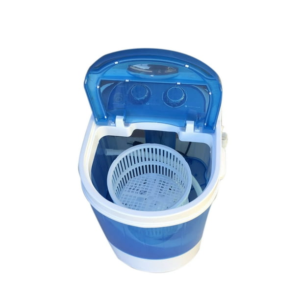 Mini Machine À laver linge 3kg Blanc-bleu B-produit