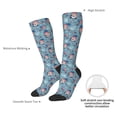 thumbnail image 4 of Honeii Independence With Gnome Print Long Socks,Novelty Design Socks Gift for Men and Women,Crew Socks,Calf Socks, 4 of 6