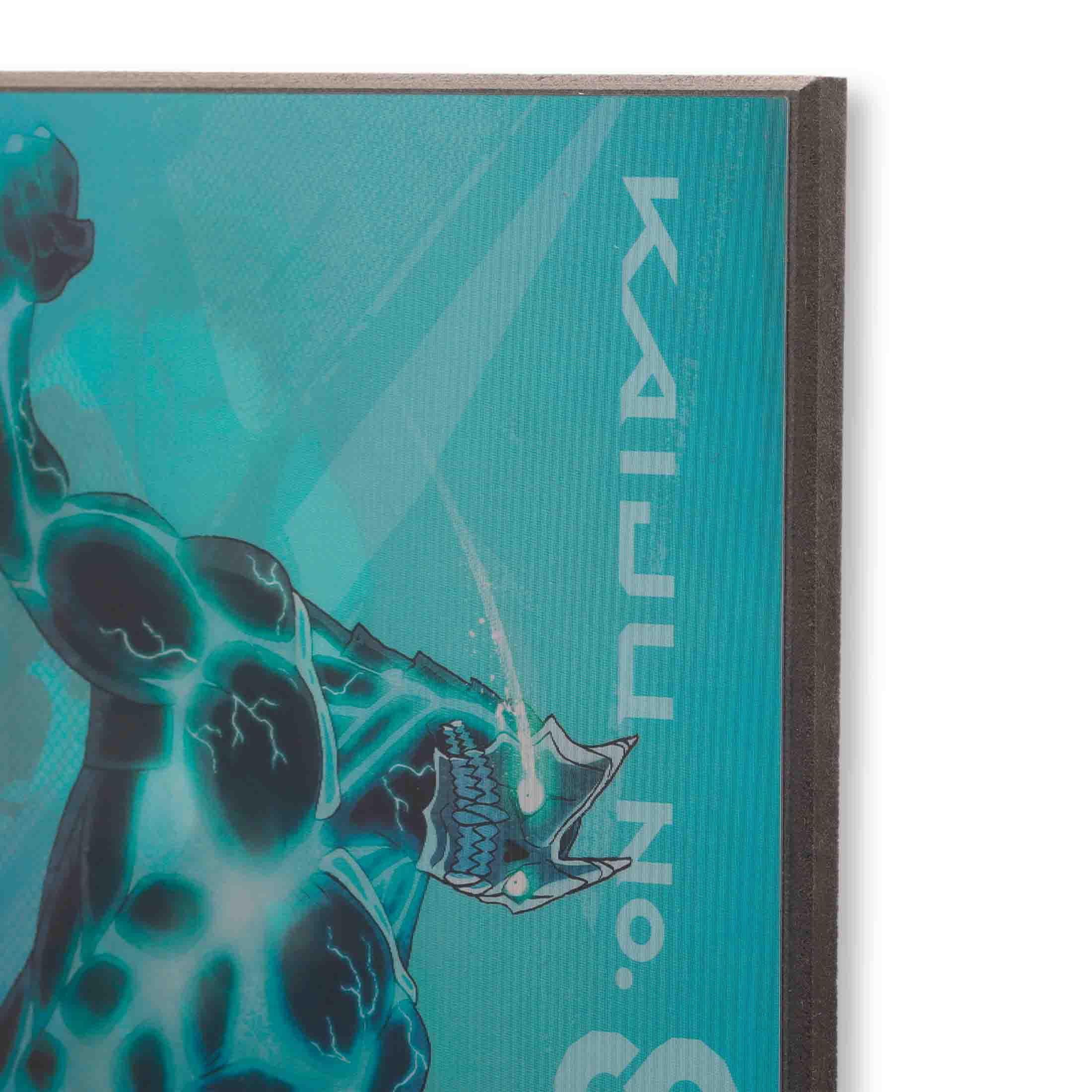 kaiju #8 lenticular wall art