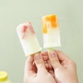 thumbnail image 4 of Diy Juice Popsicle Maker Frozen Ice Cream Molds Lolly Pop Mould Ice Cube Moulds With Sticks (8 Candy Mold Maker), 4 of 5