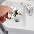 thumbnail image 5 of Qnjujn Brass Sink Stopper with Filter, Plug & Play Design, Anti-Odor & Anti-Clog Drain Plug for Basin, Bathroom, Kitchen, Leak-Proof & Easy Install, 5 of 6