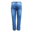 thumbnail image 3 of Vedolay Women for Trousers Women High Waisted Destroyed Flared Jeans Bell Bottom Denim Pants,Blue XS, 3 of 4