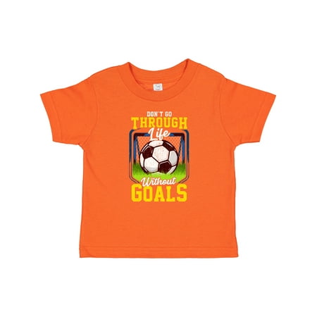 

Inktastic Soccer Funny Goals Gift Toddler Boy or Toddler Girl T-Shirt
